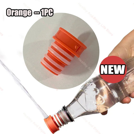 1PC Ultralight Portable Durable Travel Toilet Bidet Cap Water Bottle Hygiene Attachment for Hiking Camping Outdoor Use 6 Colors