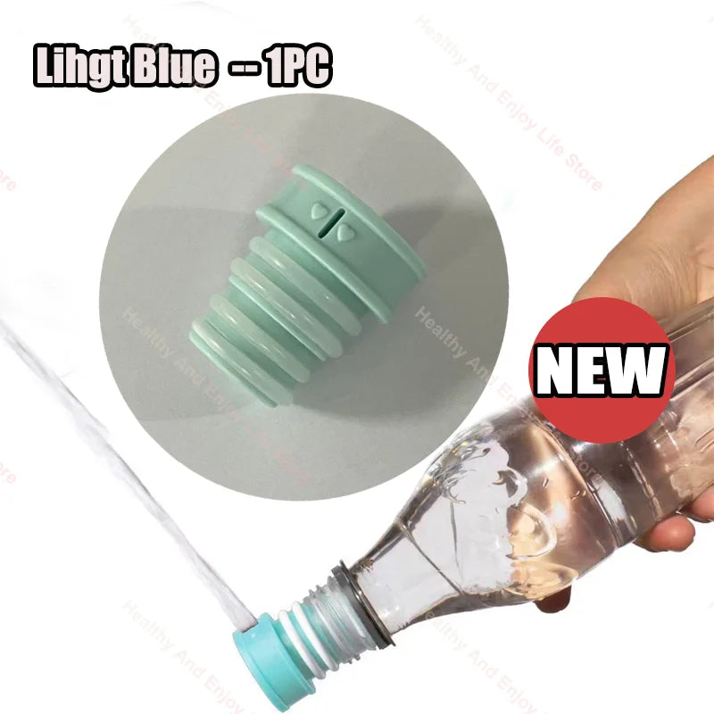 1PC Ultralight Portable Durable Travel Toilet Bidet Cap Water Bottle Hygiene Attachment for Hiking Camping Outdoor Use 6 Colors