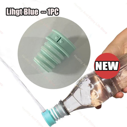 1PC Ultralight Portable Durable Travel Toilet Bidet Cap Water Bottle Hygiene Attachment for Hiking Camping Outdoor Use 6 Colors