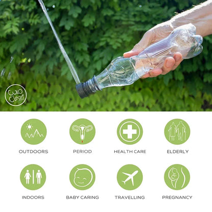1PC Ultralight Portable Durable Travel Toilet Bidet Cap Water Bottle Hygiene Attachment for Hiking Camping Outdoor Use 6 Colors